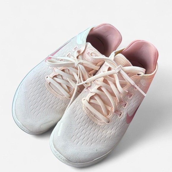 *sold* Nike Free Run 5 pink and white trainers - Picture 2 of 4